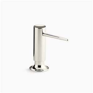 Distributeur de savon et lotion Contemporary KOHLER en nickel poli