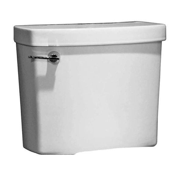American Standard Studio 1.6 GPF/6.0 LPF 12-in Rough Left-Hand Trip Lever Toilet Tank - White