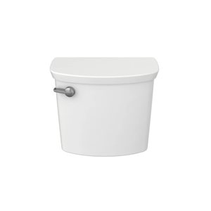 Réservoir de toilette Glenwall VorMax par American Standard 4,8 LPC avec levier de déclanchement à gauche, blanc