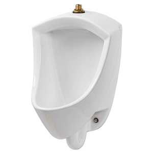 American Standard Pintbrook 0.125 - 0.5 GPF/0.47 - 1.9 LPF Wall-Mount Top Spud Urinal - White