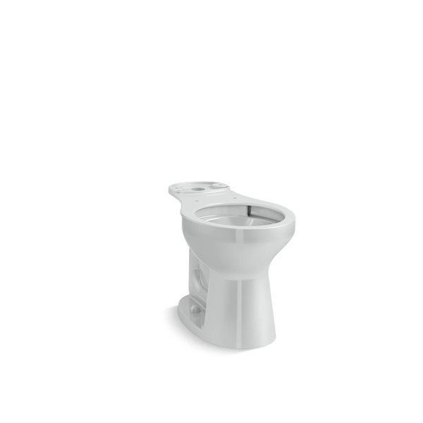KOHLER Cimarron Comfort Height Ceramic Round Front-Front Toilet Bowl - Ice Grey