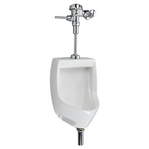 American Standard Maybrook 0.125 - 1.0 GPF/0.47 - 3.8 LPF Wall-Mount Top Spud Universal Urinal - White