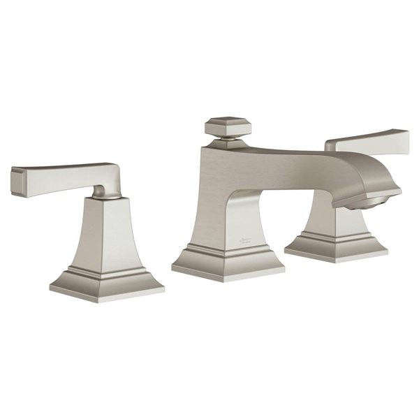 American Standard Town Sq S 1.2 GPM 8-in 2-Handle Widespread Bathroom Faucet w/ Lever Handle - Brushed Nickel
