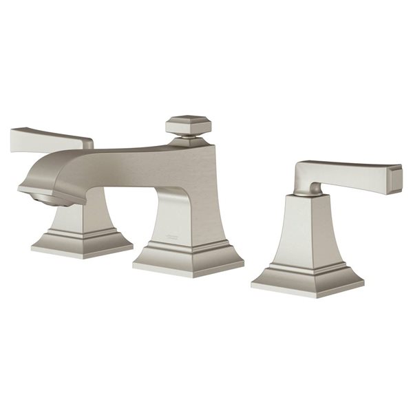 American Standard Town Sq S 1.2 GPM 8-in 2-Handle Widespread Bathroom Faucet w/ Lever Handle - Brushed Nickel