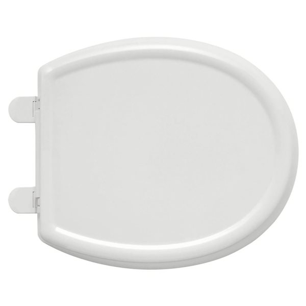 American Standard Cadet 3 White Plastic Soft-Close Round Front Toilet Seat
