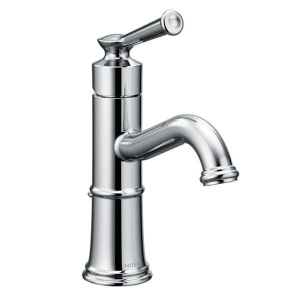 MOEN Belfield Chrome Single-Hole Single-Handle High Arc Bathroom Faucet