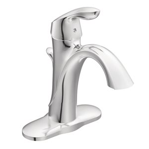 MOEN Eva Chrome Single-Handle High Arc Bathroom Faucet