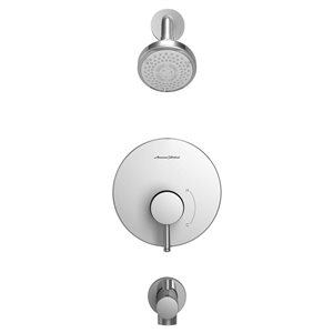 American Standard Serin Polished Chrome Tub and Shower Trim Set