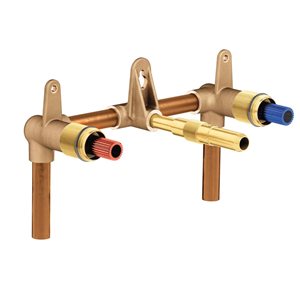 MOEN M-PACT Wall-Mount Bathroom Sink Faucet Rough-in Valve - 8-in Centre 1/2-in CC Connection