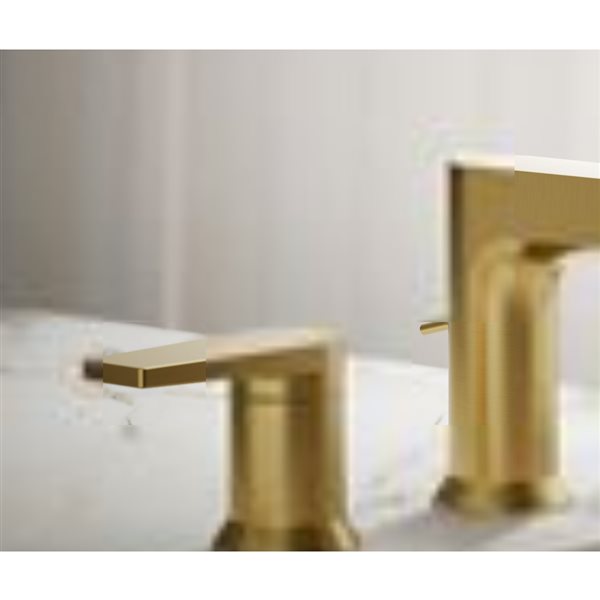 KOHLER Taut Brushed Brass 2-Handle Widespread Bathroom Sink Faucet - 1.2 GPM