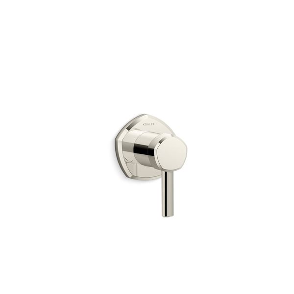 KOHLER Occasion MasterShower Transfer Valve Trim with Lever Handle - Polished Nickel
