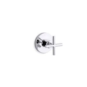 KOHLER Purist MasterShower Transfer Valve Trim with Cross Handle - Polished Chrome
