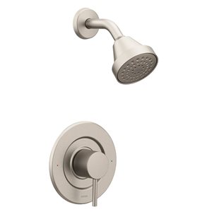 MOEN Align Posi-Temp Brushed Nickel 1-Handle Shower Faucet Trim Kit - Valve Sold Separately