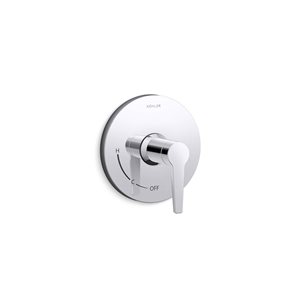 KOHLER Pitch Rite-Temp Shower Volume Control Valve Trim - Polished Chrome