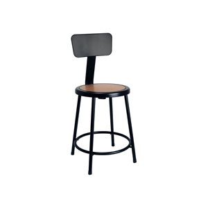 Hampden Furnishings Felix Black Steel 25-33-in H Adjustable Height Bar Stool