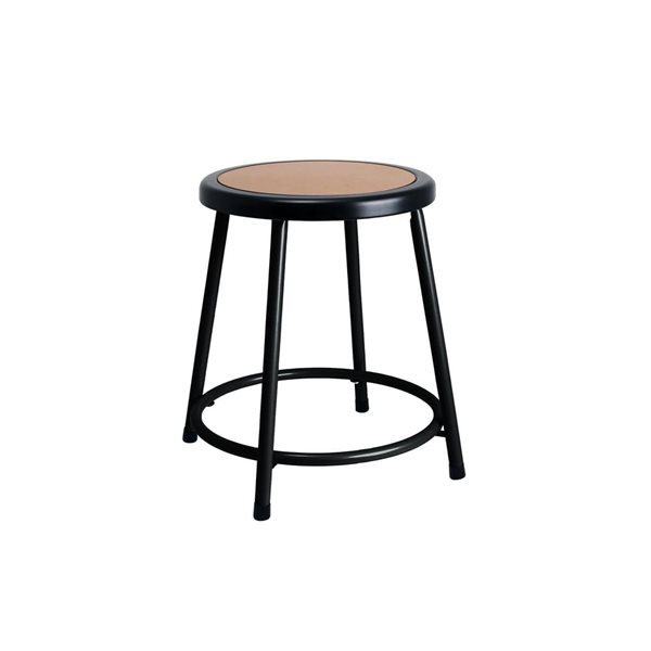 Hampden Furnishings Felix Black 18-in H Steel Bar Stool