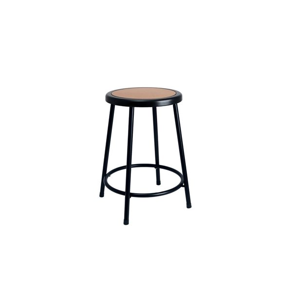 Hampden Furnishings Felix Black 24-in H Steel Bar Stool