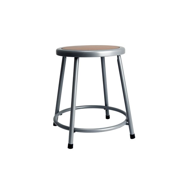 Hampden Furnishings Felix Grey Steel 18-in H Bar Stool