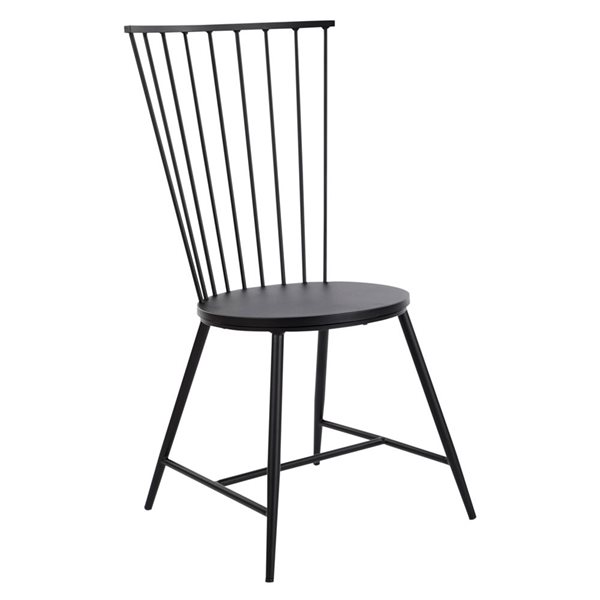 OSP Home Furnishings Bryce Black Dining Chair
