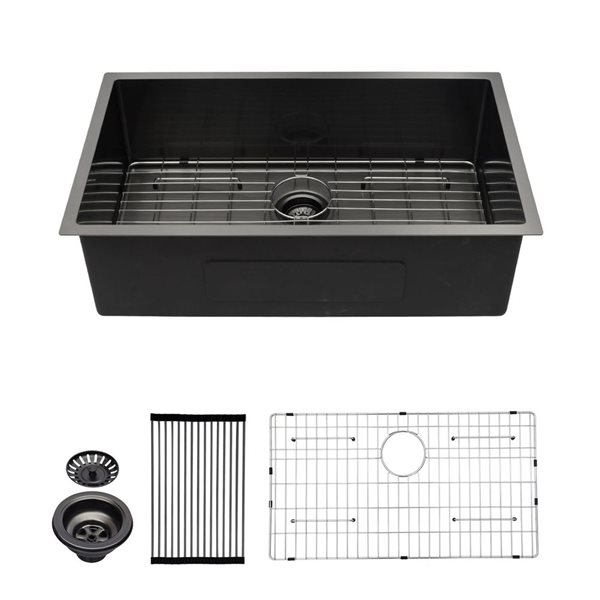 Rugus Undermount Single Bowl Stainless Steel Kitchen Sink