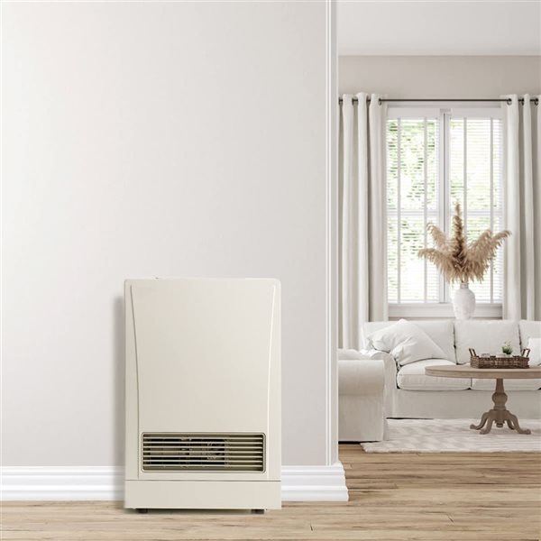 Rinnai EX08DTN Beige EnergySaver 8,000 BTU Vented Natural Gas Wall Furnace