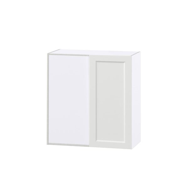 Hugo&Borg Riviera 30 W x 30-in H Bright White Blind Corner Wall Kitchen ...