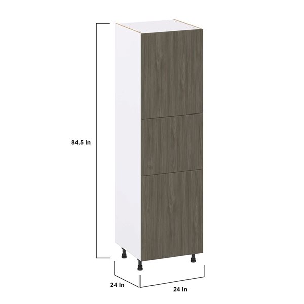 Hugo&Borg Savane Pantry 3 Doors & 4 Inner Drawers 24-In X 84.5-In Cabinet