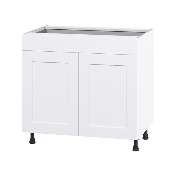 Hugo&Borg Jolie 36 W x 34.5-in H 2-Door Warm White Base Kitchen Cabinet w/ Drawer