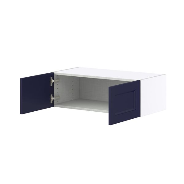 Hugo&Borg Lorette Blue Wall Bridge Kitchen Cabinet - 30 x 10-in