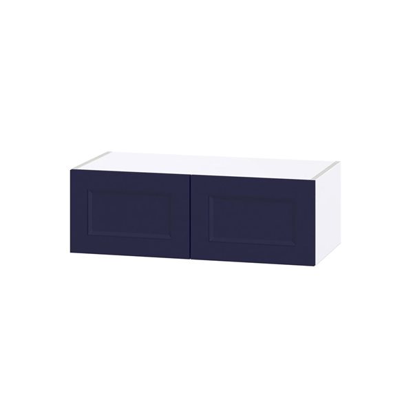 Hugo&Borg Lorette Blue Wall Bridge Kitchen Cabinet - 30 x 10-in