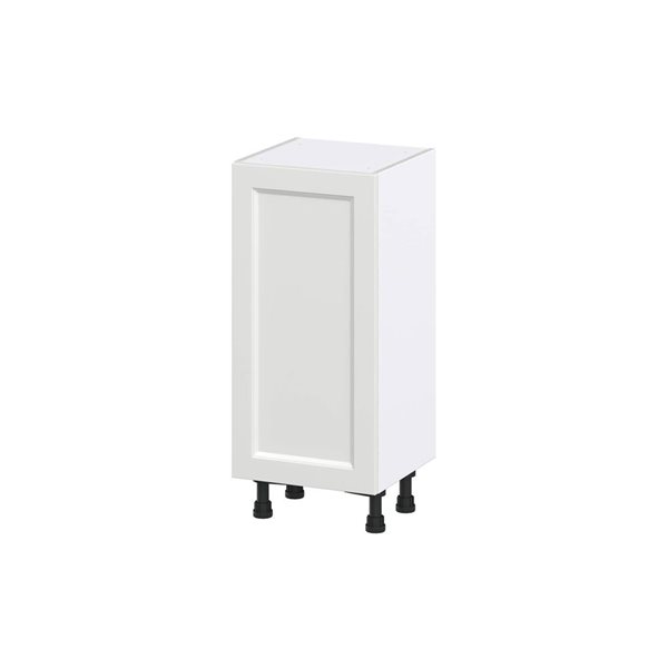 Hugo&Borg Riviera 14 D x 34.5 H x 15-in W White Shallow Base Full High Door Semi-Custom Cabinet