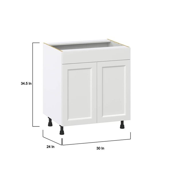 Hugo&Borg Riviera Sink Base With False Front 30-In X 34.5-In Cabinet