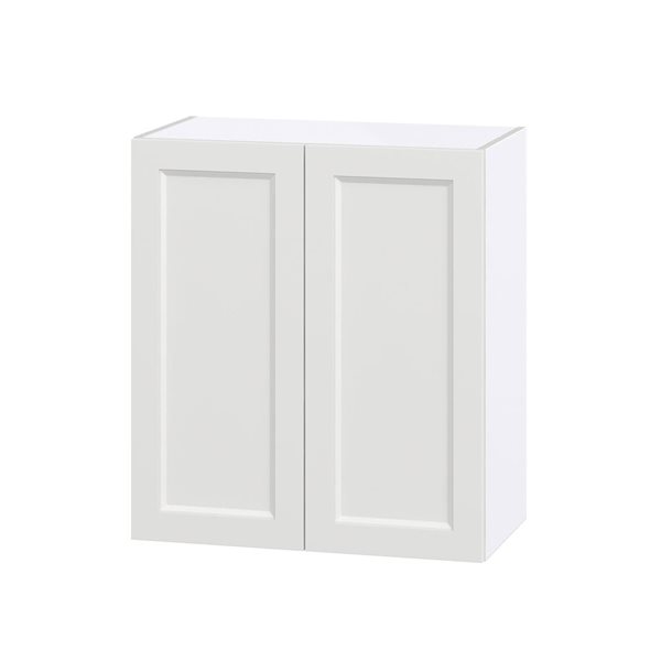 Hugo&Borg Riviera Bright White Wall Kitchen Cabinet - 27 x 30-in