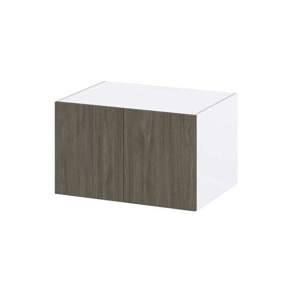 Hugo&Borg Savane Brown Deep Wall Bridge Kitchen Cabinet - 33 x 20 x 24-in