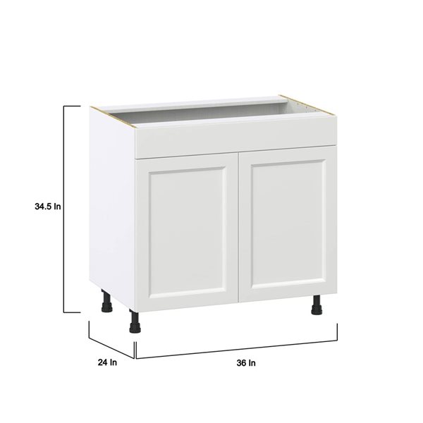 Hugo&Borg Riviera Sink Base With False Front 36-In X 34.5-In Cabinet