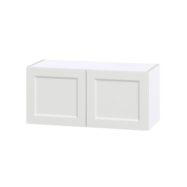 Hugo&Borg Riviera Bright White Wall Bridge Kitchen Cabinet - 33 x 15-in
