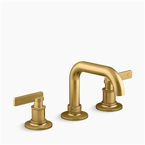 KOHLER Castia by Studio McGee Widespread Bathroom Sink Faucet 1.0 gpm - Brushed Brass