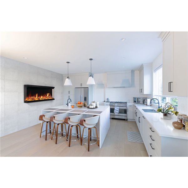 Napoleon Astound 74-in FlexMount Electric Fireplace