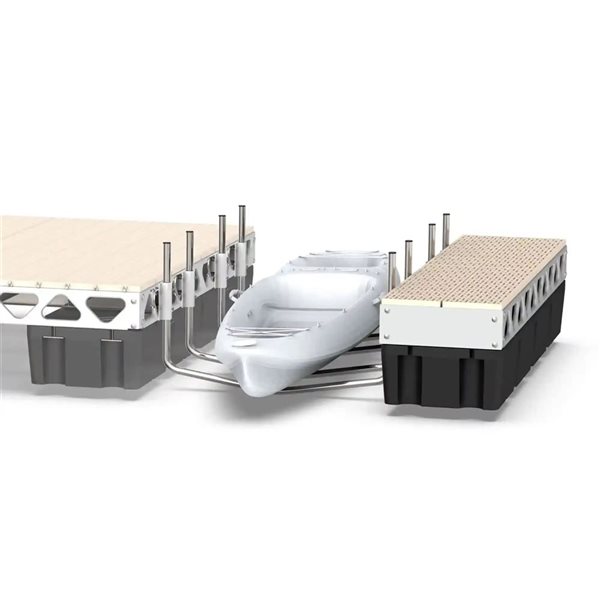CanadaDocks Kayak Grey Dock Floating Launcher