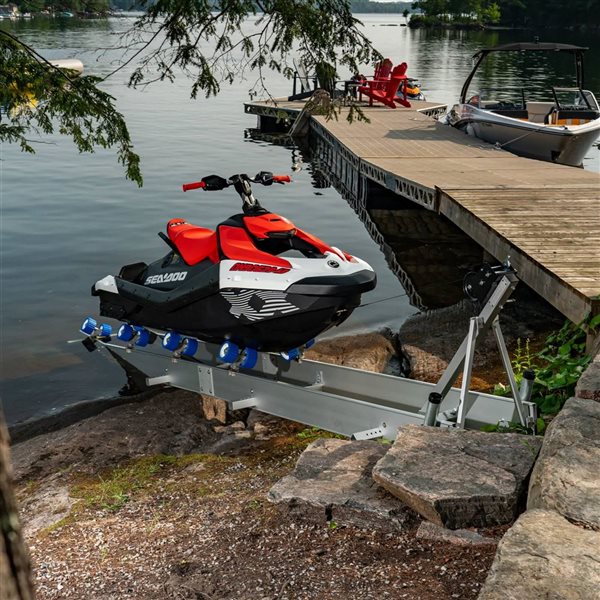 CanadaDocks Grey Dock Roller Ramp