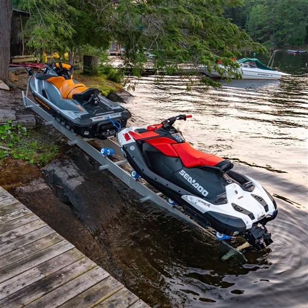CanadaDocks Grey Dock Roller Ramp