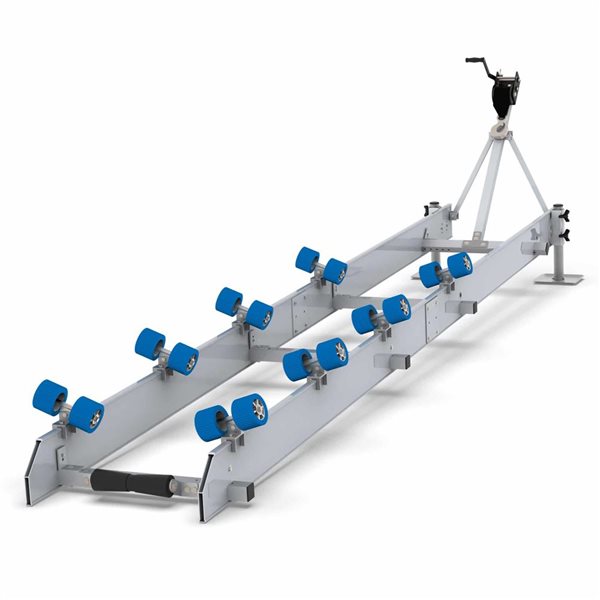 CanadaDocks Grey Dock Roller Ramp