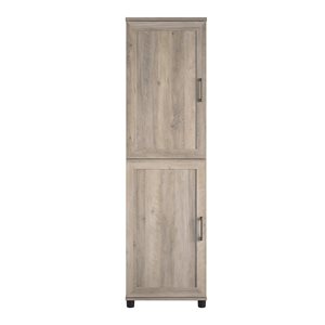 Armoire de cuisine et garde-manger Dwyer Systembuild Evolution à 2 portes en bois chêne gris