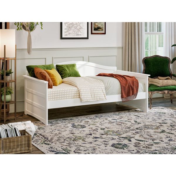AFI Acadia White Twin-Sized Daybed