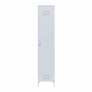 Novogratz Cache 1-Door Tall Single Metal Locker-Style Storage Cabinet - Powder Blue