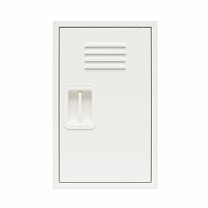 Mini casier de rangement empilable pour enfants Casey de Little Seeds en métal, blanc