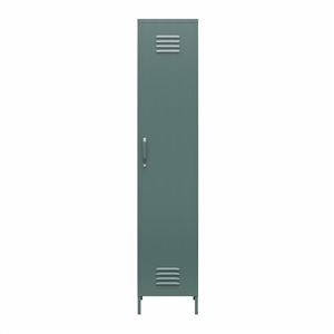 Novogratz Cache 1-Door Tall Single Metal Locker-Style Storage Cabinet - Hunter Green