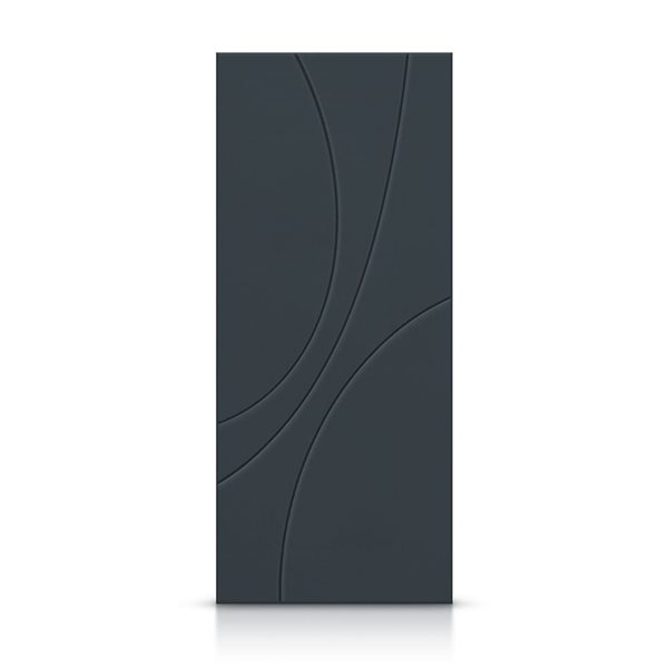 CALHOME 34 x 84-in Charcoal Grey Painted Composite MDF Interior Hollow Core Slab Door