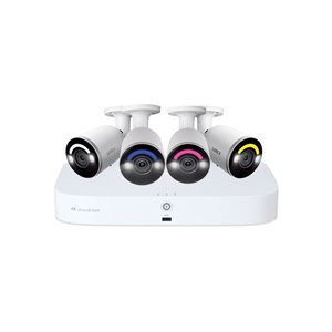 Système de sécurité câblé/Wi-Fi Lorex Fusion NVR 4K 2 To avec 4 caméras IP