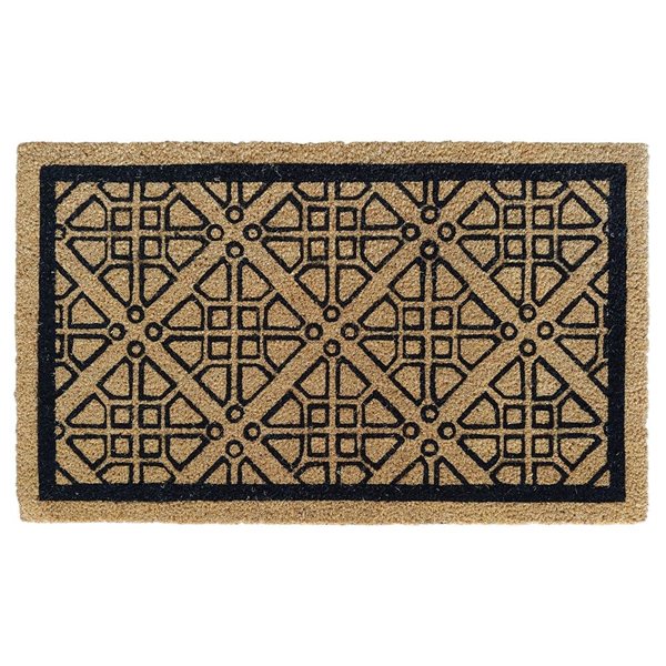 Tapis d'entrée Brachale de Floor Choice 18 x 30 po brun